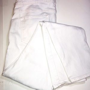 Old Navy Maternity Pant Skinny Side 8 Panel White